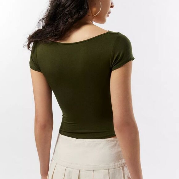 NWOT Silence + Noise Lara Cowl Neck Top - Picture 5 of 16